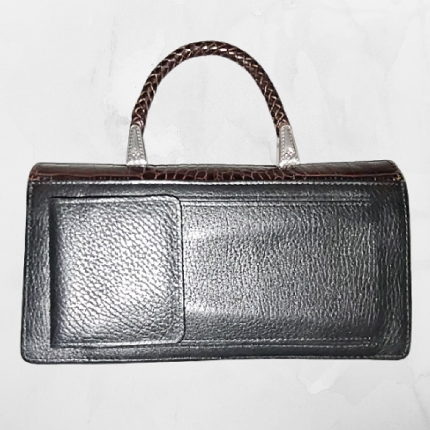 Brighton Gina Organizer Crossbody Clutch Black Brown