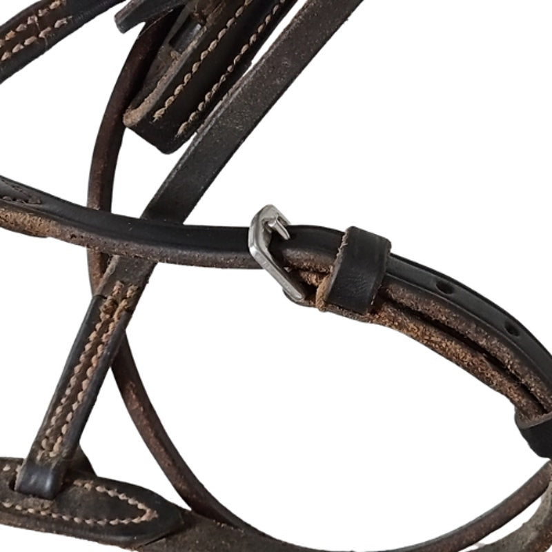 Champion Turf Horse English Snaffle Bridle Havanna
