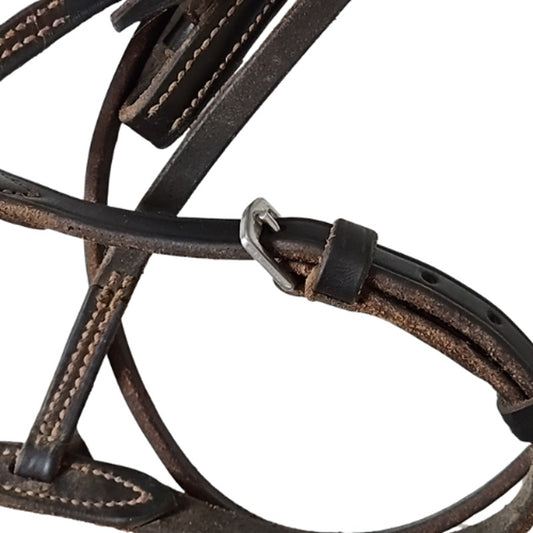 Champion Turf Horse English Snaffle Bridle Havanna
