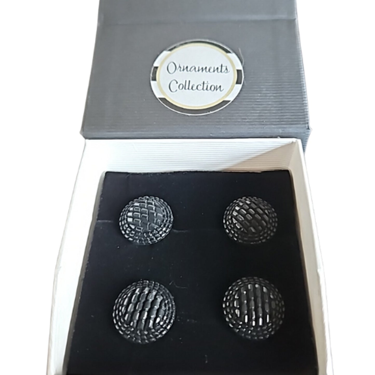 Magnetic Horse Show Number Pins Stitched Up in Black Concho Set of 4 NEW