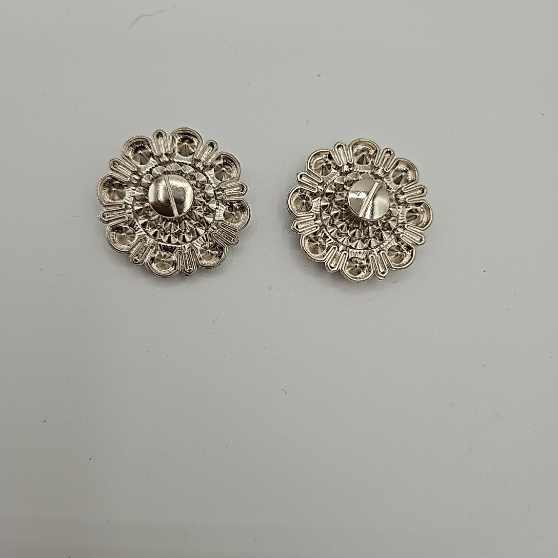 Stunning Western Berry Conchos Rhinestones 1 1/2" Set of 2