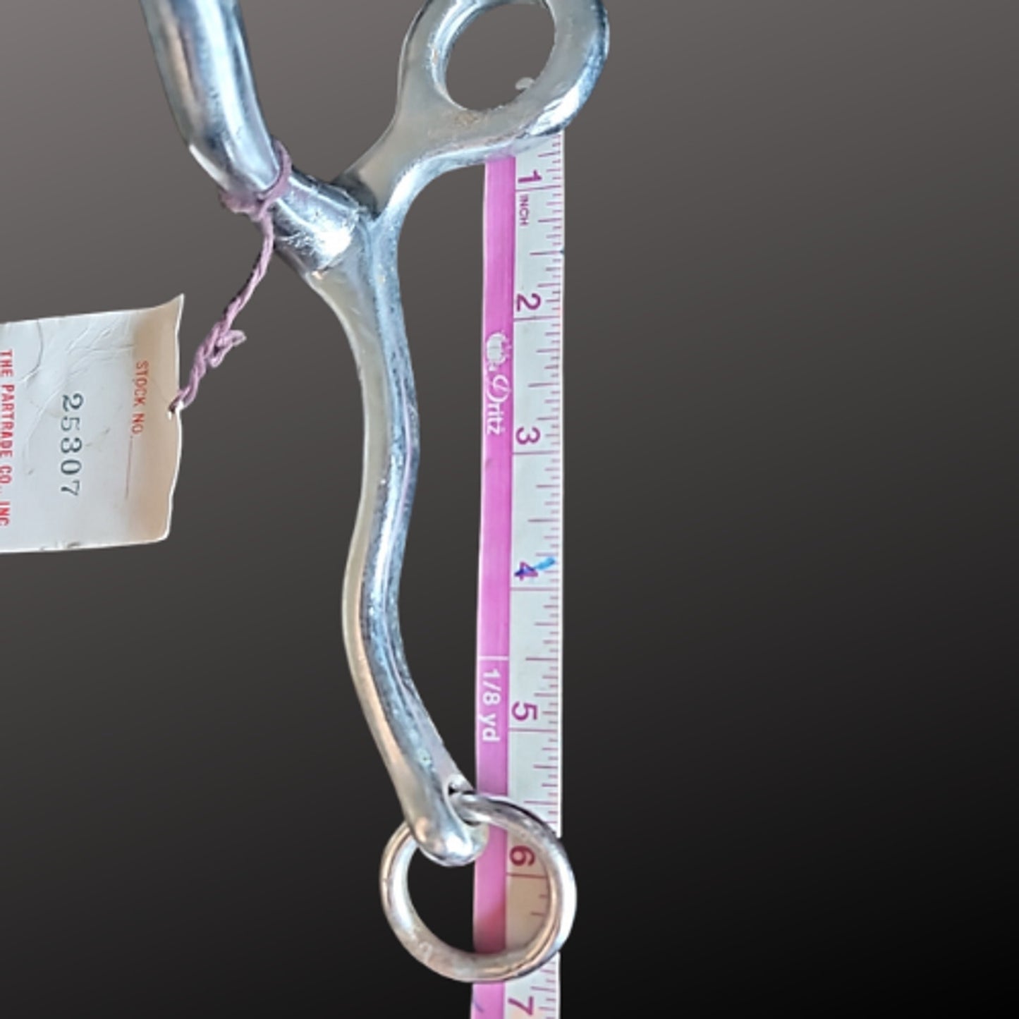 Partrade Stainless Western Horse Bit 5" Mouth NOS