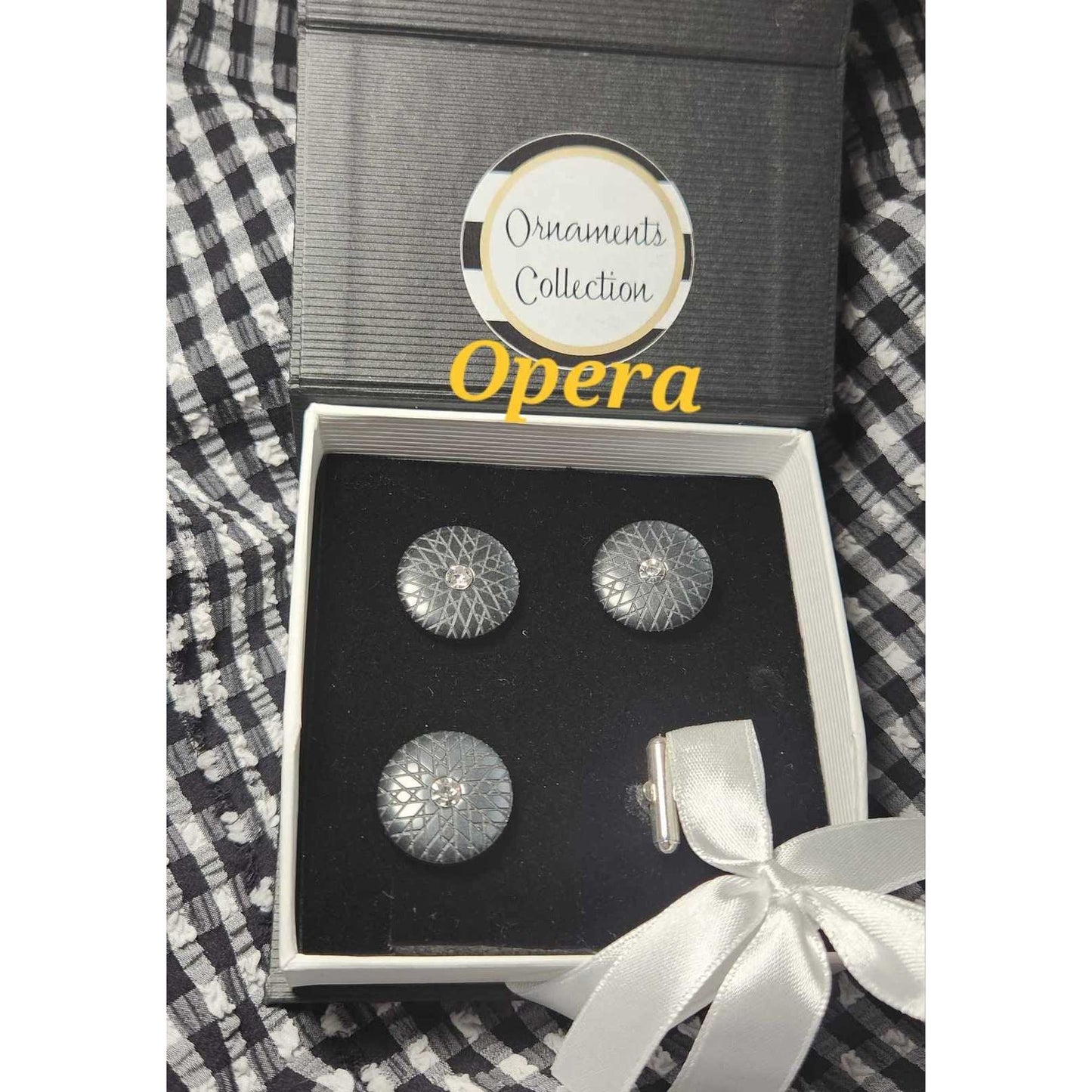 Blanket Links Horse Show Number Pins Set of 4 Opera Black
