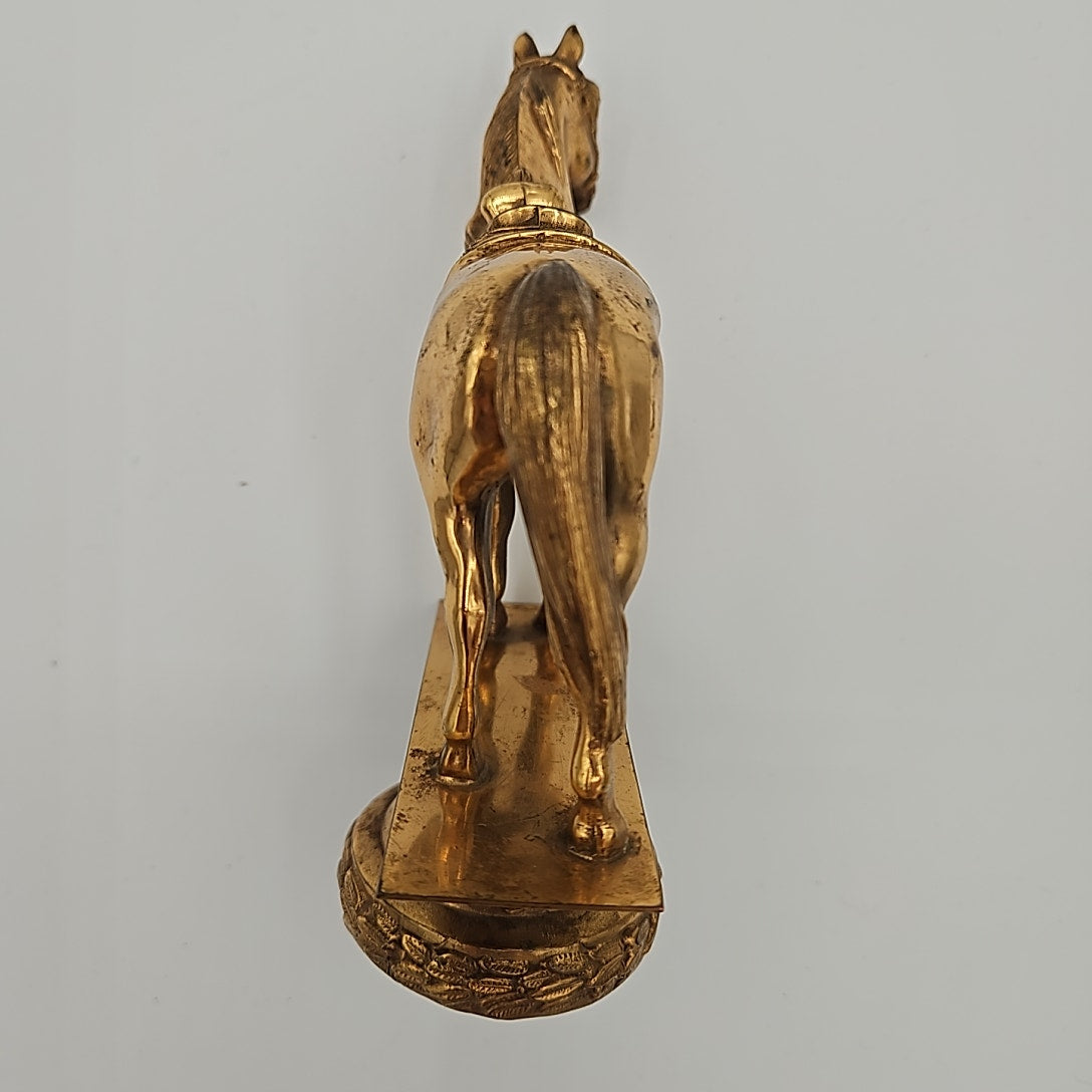 Vintage Large Horse Trophy Topper Cast Metal by Dodge Inc