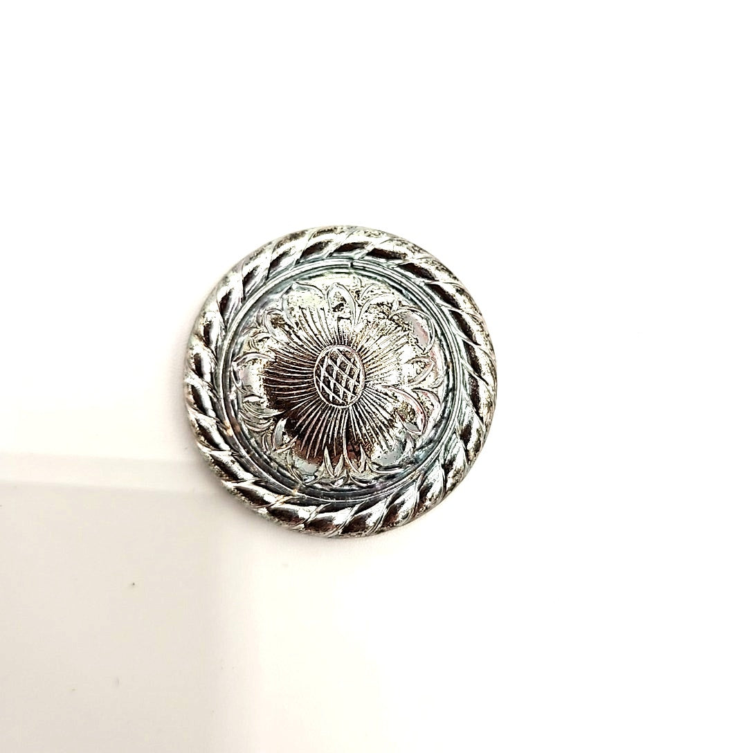 1 1/2" Western Rope Edge Conchos Set of 2