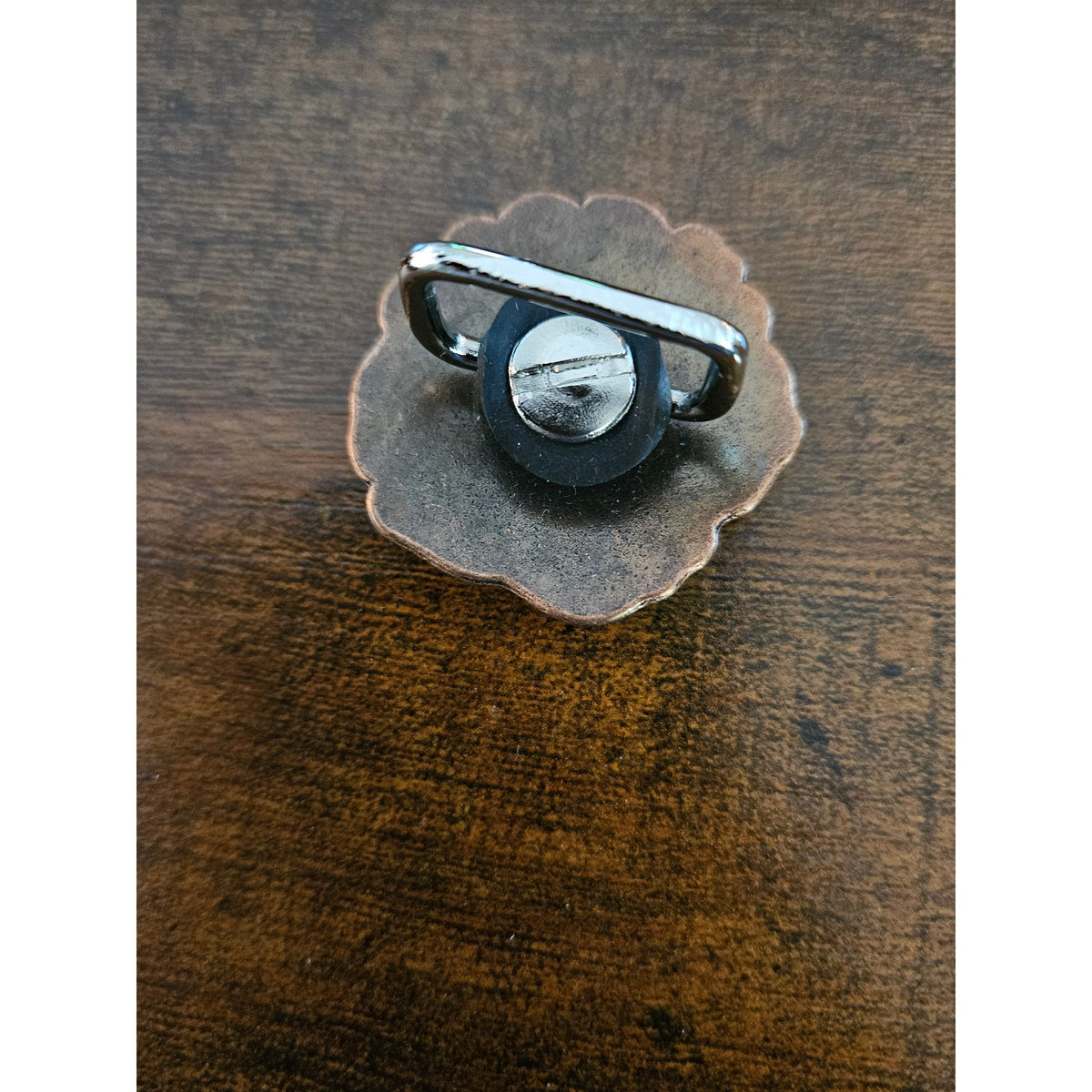 Ranch Western Scarf Slide Rose - copper tone