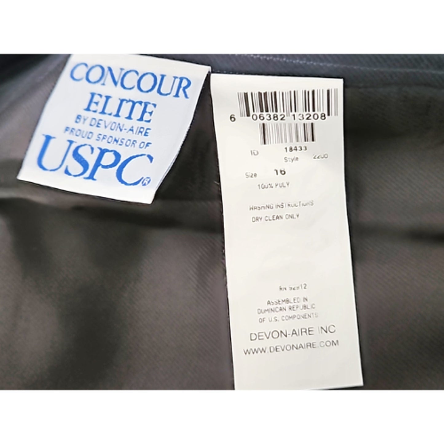 Devon-Aire Equi-Fit Concour Elite USPC Show Coat Jacket Ladies 16R Navy NEW