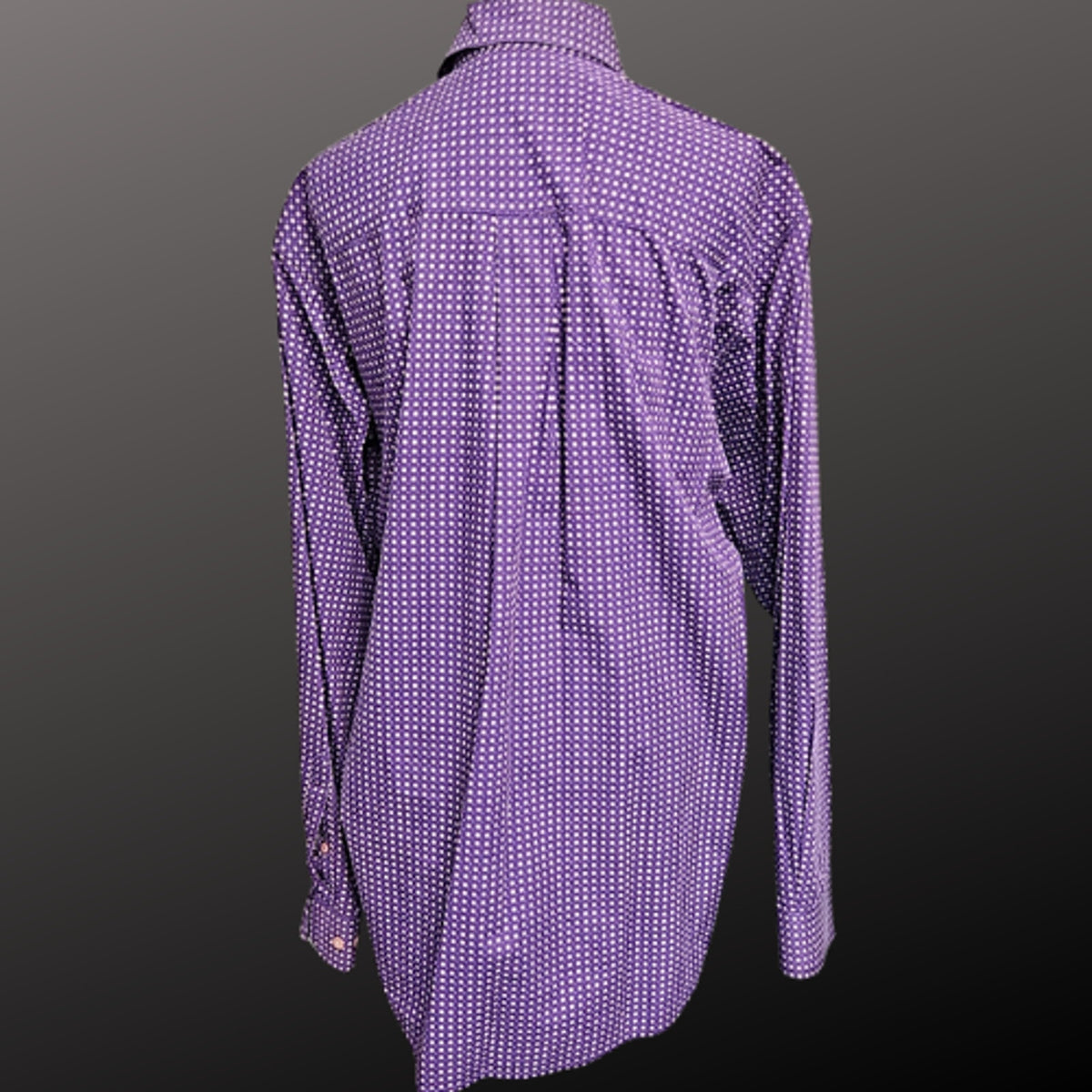 Cinch Mens Purple Boxed Long Sleeve Western Show Shirt Small