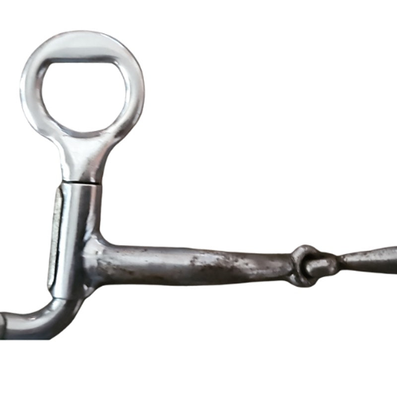 "S" Shank Western Show Bit Broken 4 3/4" Mouth Silver