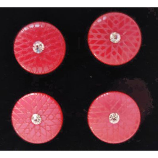Magnetic Horse Show Number Pins Red On Broadway Set of 4 NEW