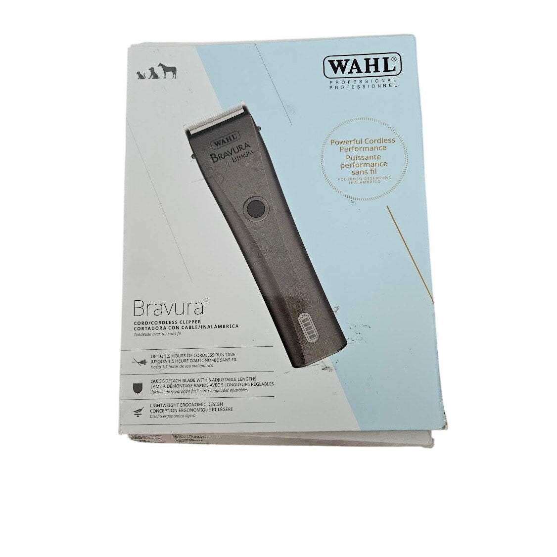 Wahl Professional Animal Bravura Lithium Ion Clipper