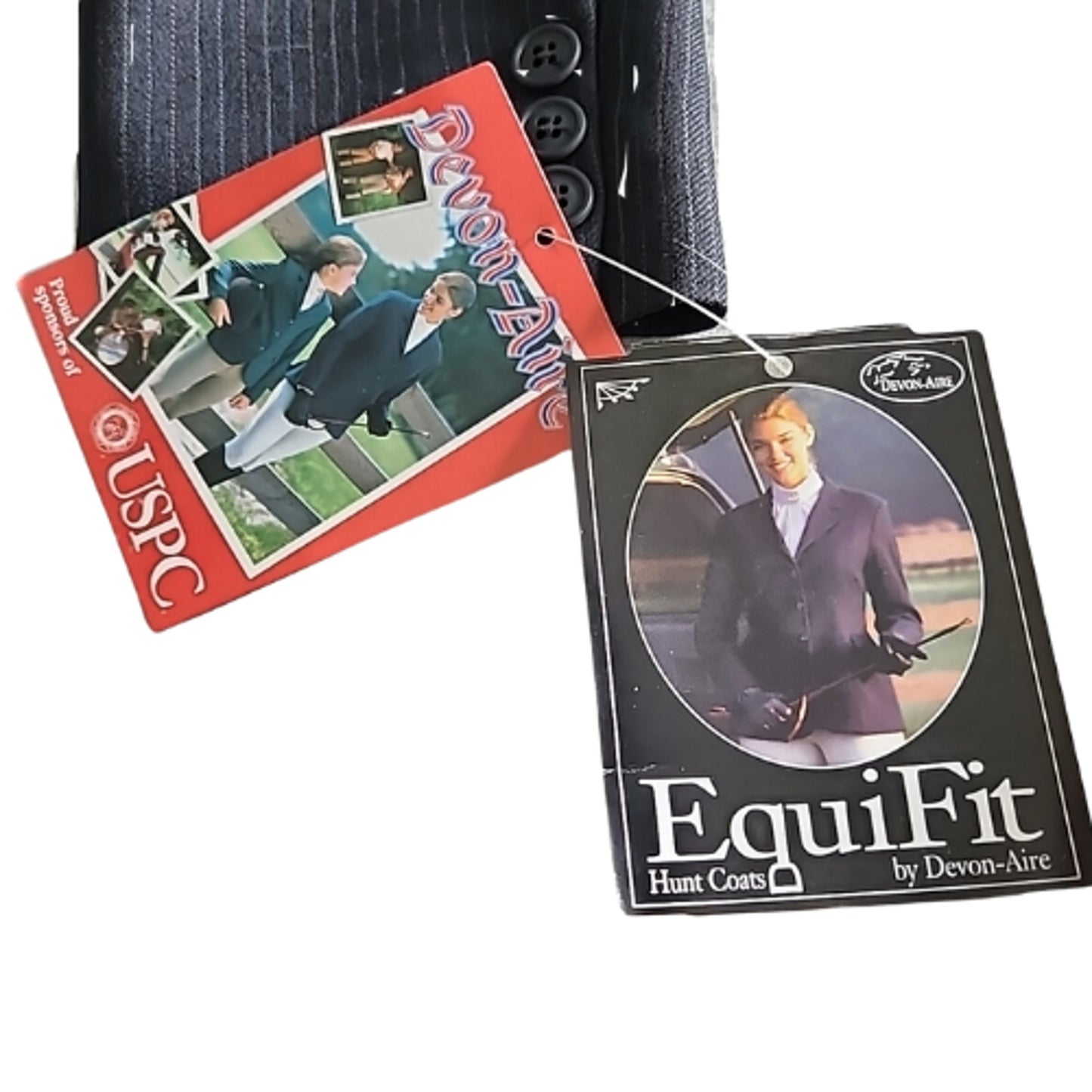 Devon-Aire Equi-Fit Concour Elite USPC Show Coat Jacket Ladies 16R Navy NEW