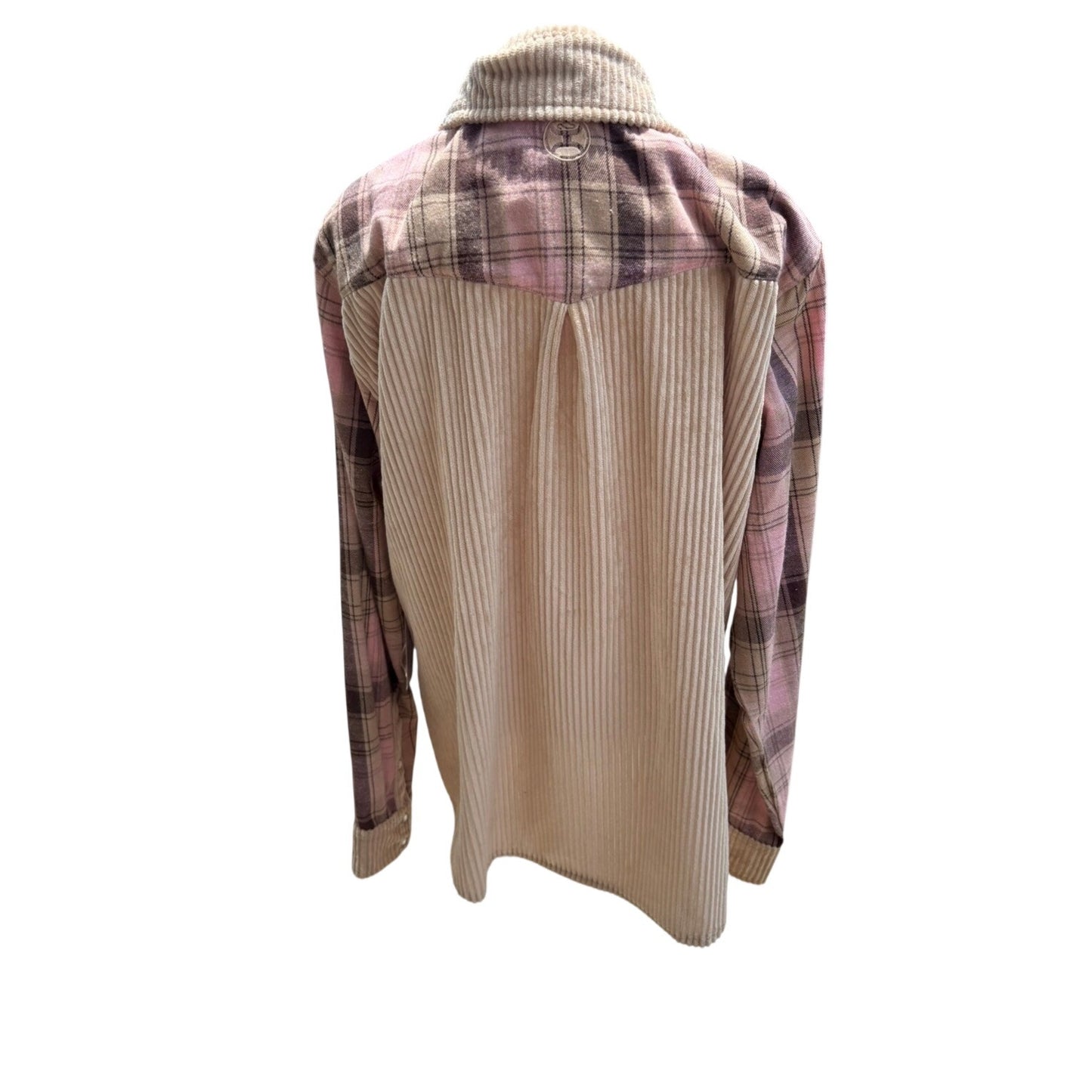 Hooey Ladies Tan Shacket New Button Down Extra Large