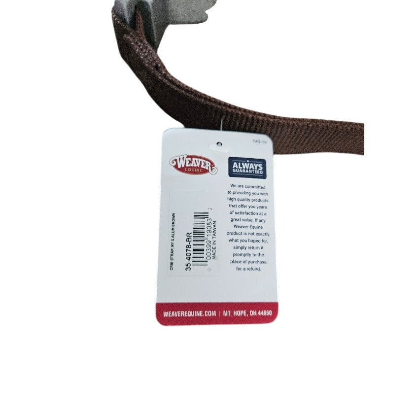 Weaver Cribbing Strap Brown Nylon and Aluminum