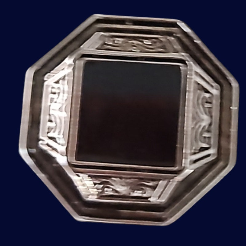 Blanket Links Horse Show Number Pins Set Onyx Frame