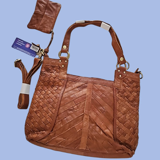 Vintage Amerileather Handbag Purse Leather New with Tags