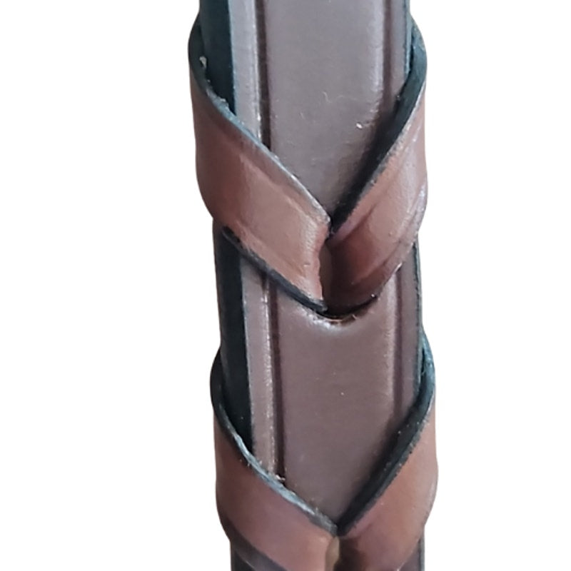 Two Toned English Laced Reins 64" x 5/8" Havanna