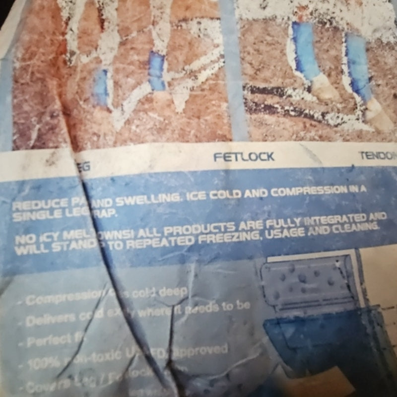 Cold One Front Leg Wraps Large Blue