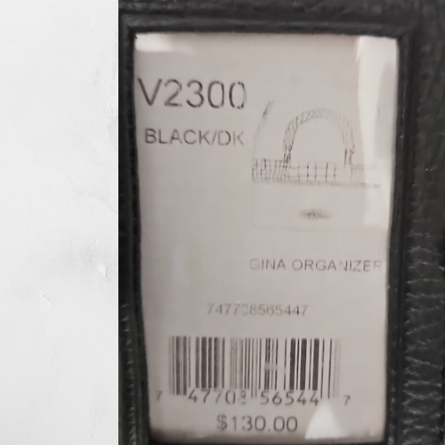 Brighton Gina Organizer Crossbody Clutch Black Brown
