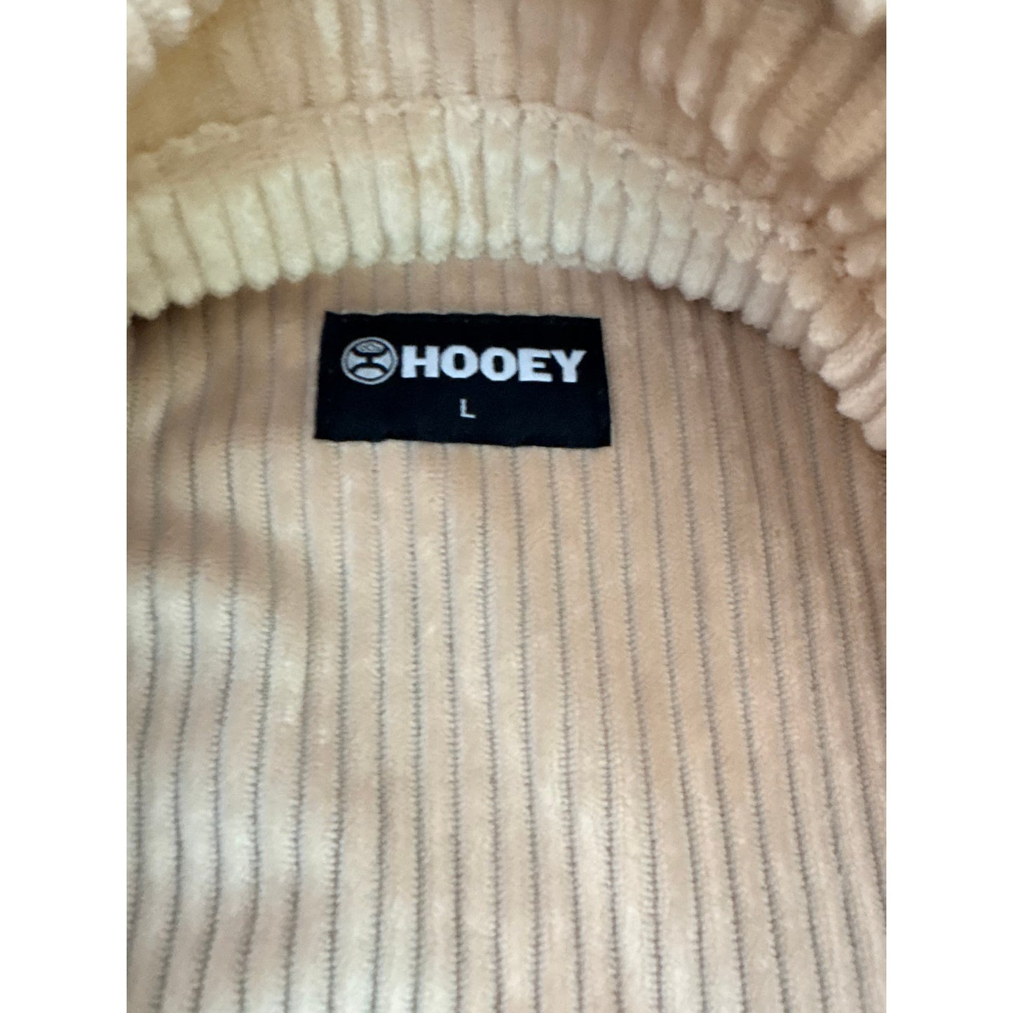 Hooey Ladies Tan Shacket New Button Down Large