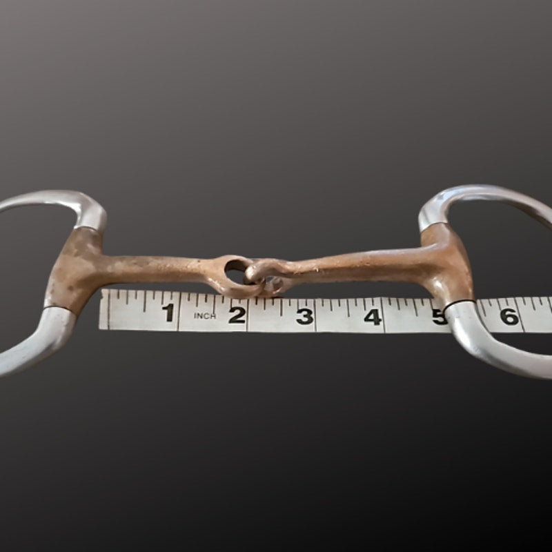 Eggbutt Copper Mouth English Bit Used