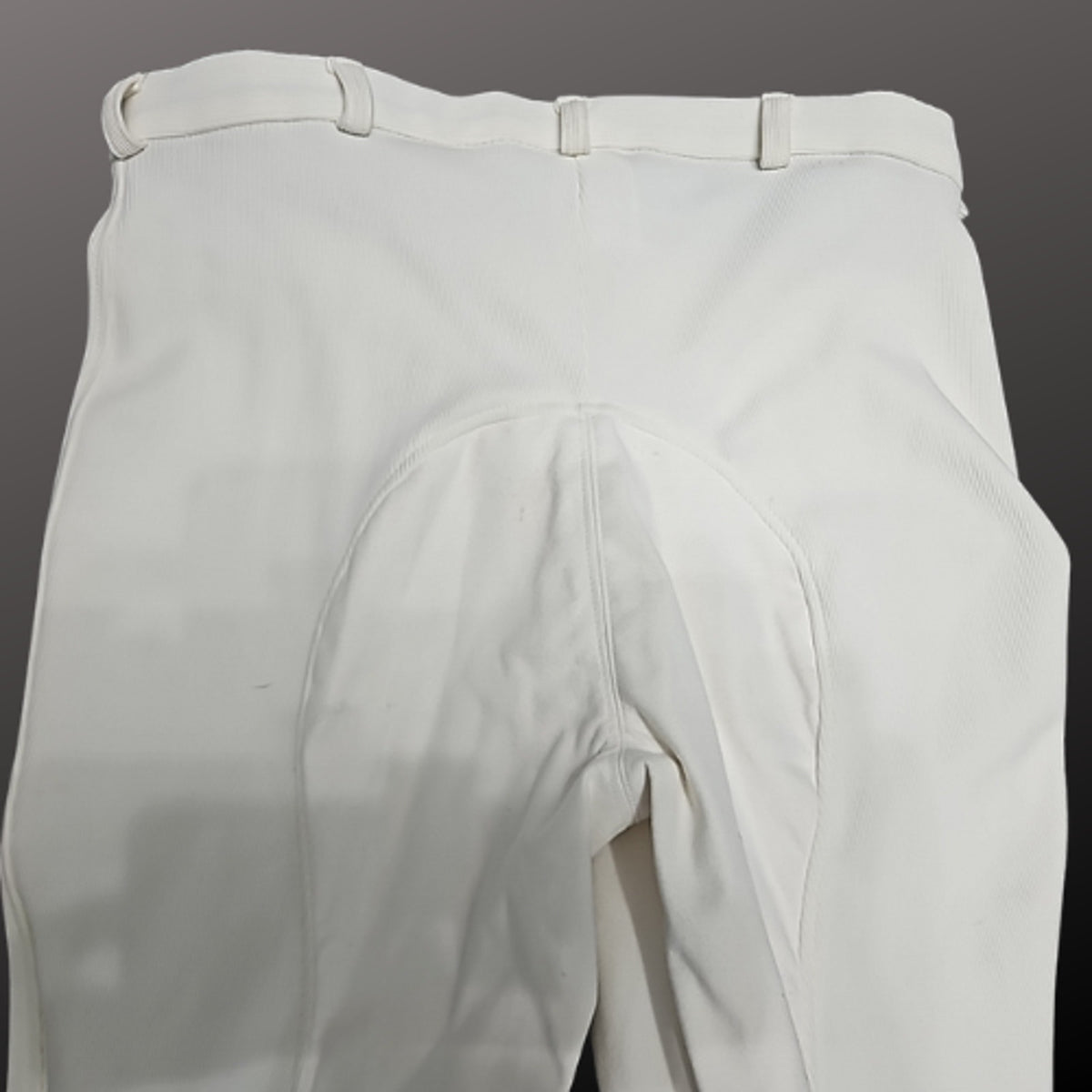 Tuffrider White Ribb Full Seat Ladies English Breeches 10051 Size 34R NWT