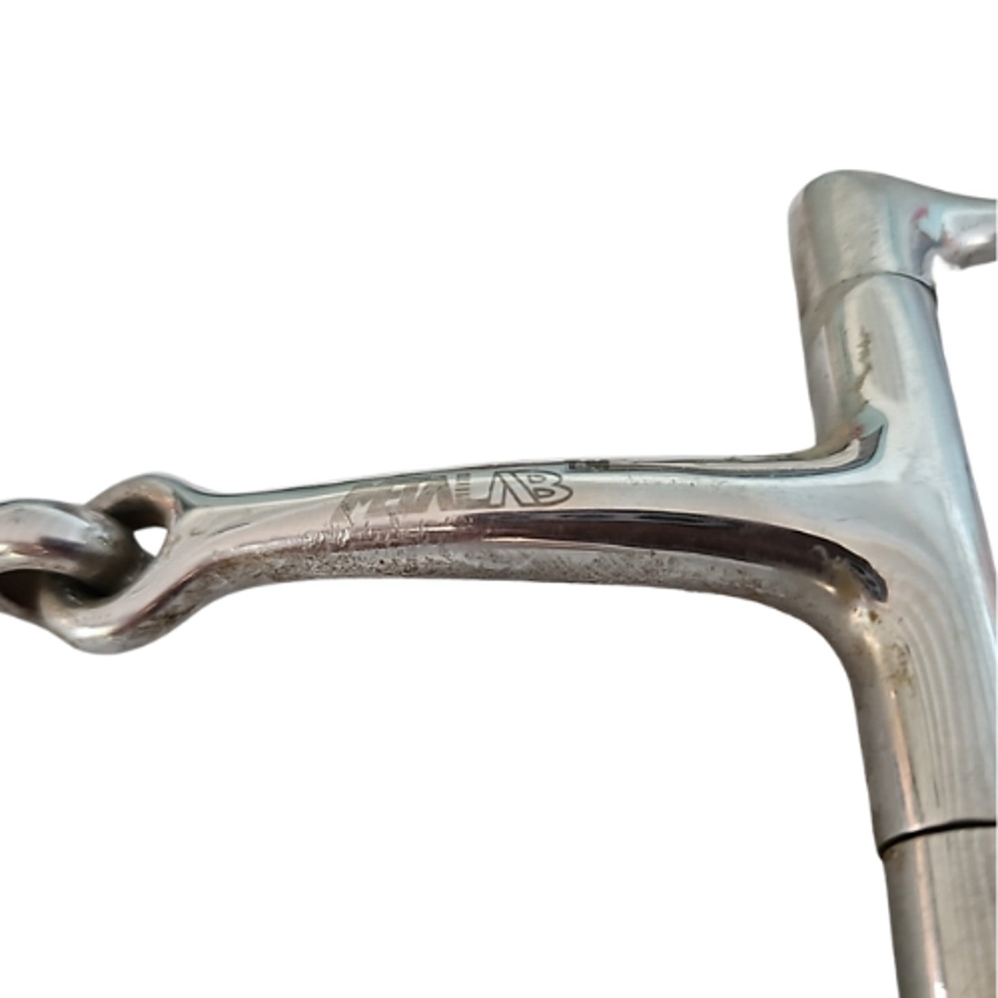 Partrade Metalab D Ring Snaffle Western Horse Bit 5" mouth