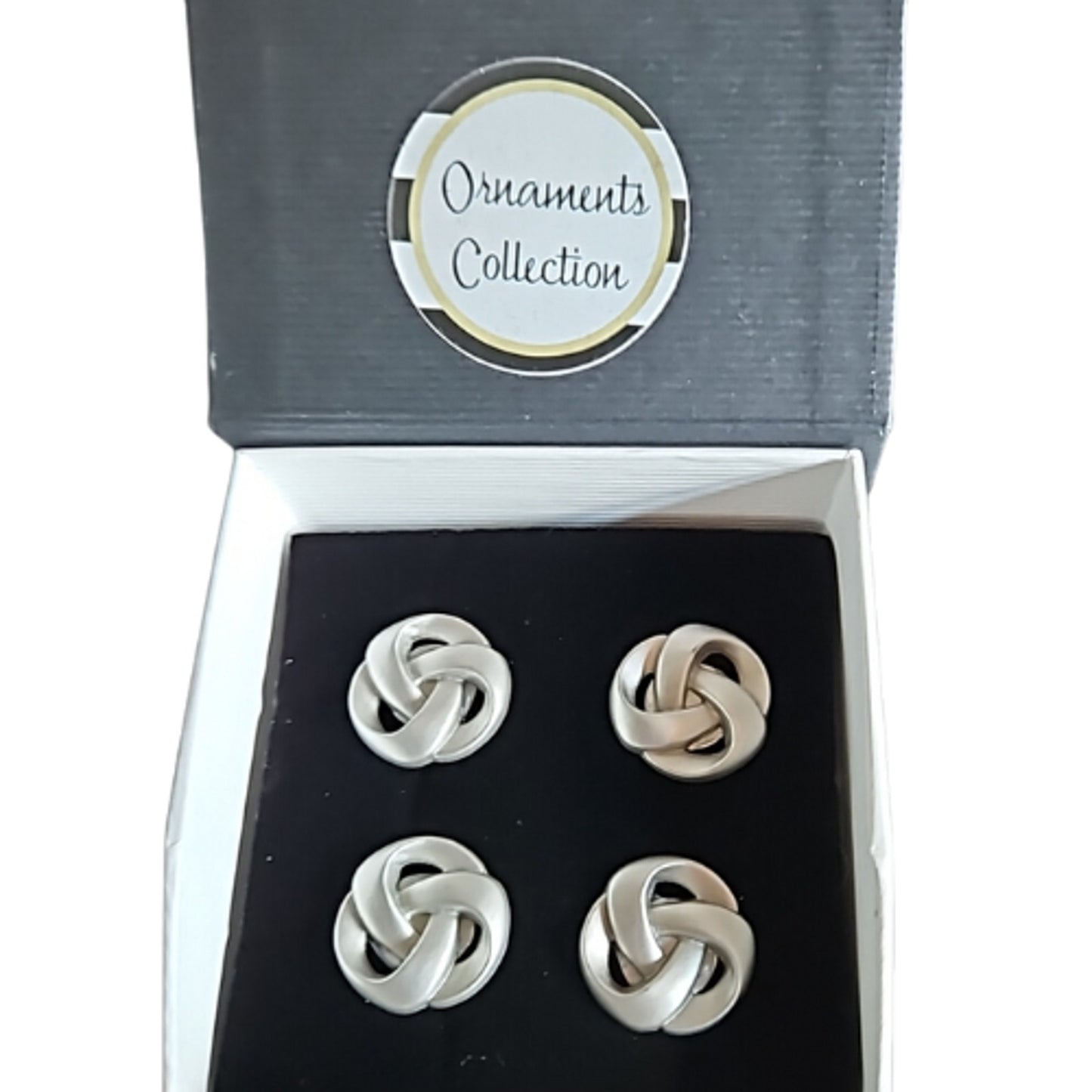 Magnetic Horse Show Number Pins Why Knot Silver Concho Set of 4 NEW