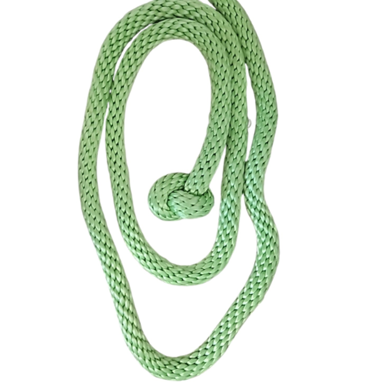 DuMor Lime Green Horse Rope Halter with Attached Lead