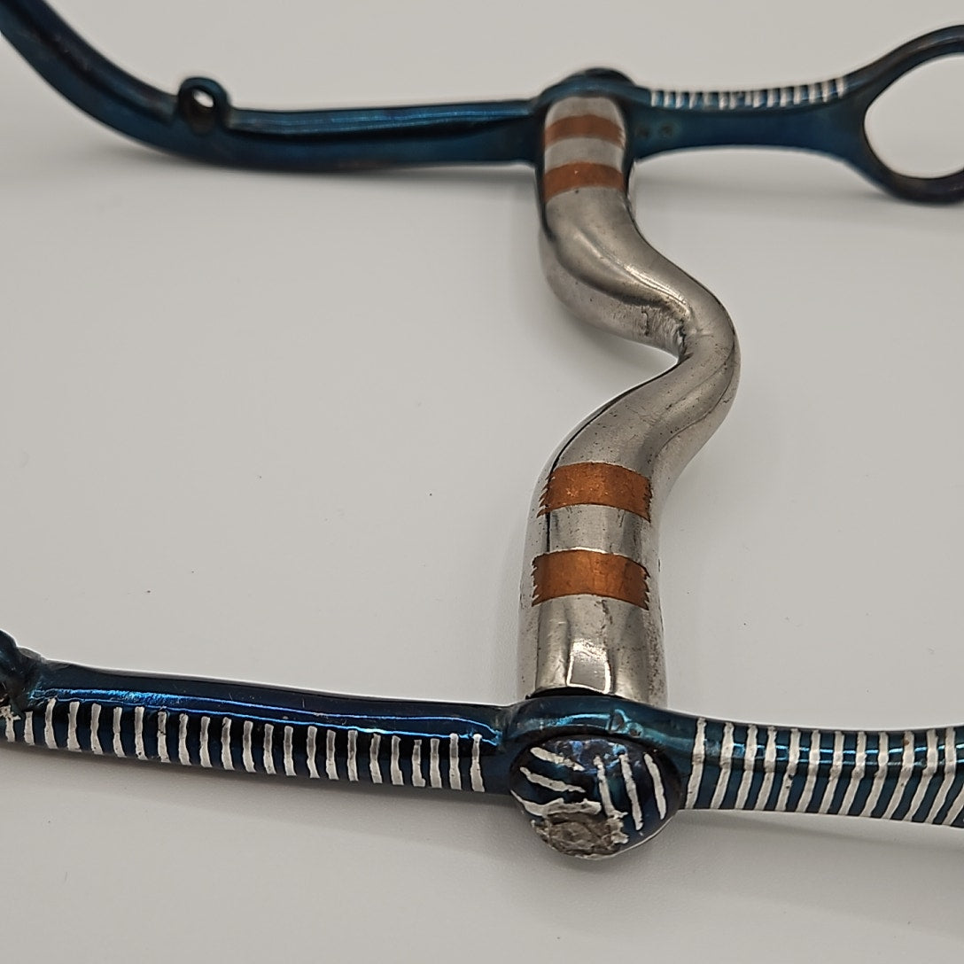 Hand Forged Western Horse Bit Low Port Rein Chains