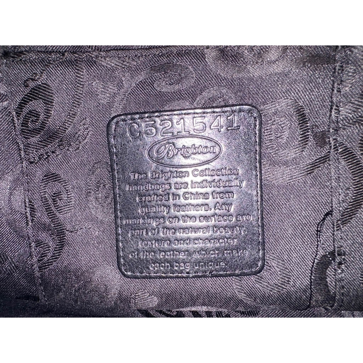 Brighton Black & Tan JOCELYN Heart Logo Bag