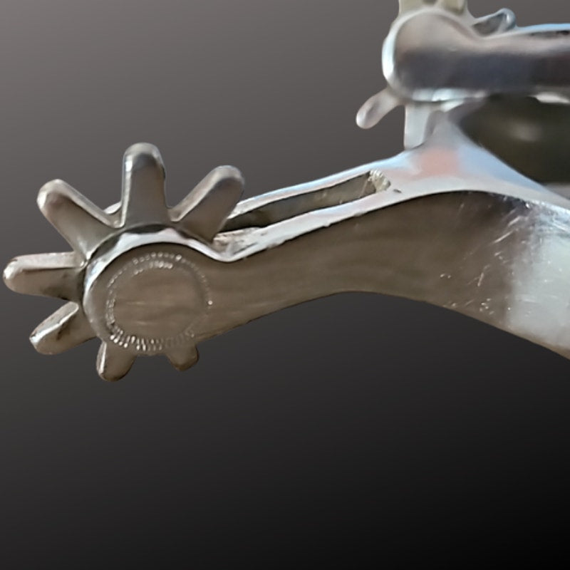 Kelly Rodeo Spurs Engraved Roweled