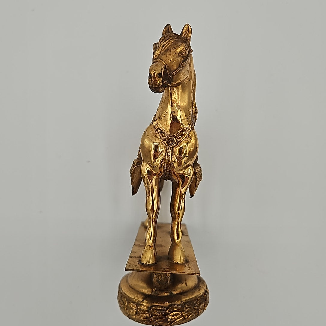 Vintage Large Horse Trophy Topper Cast Metal by Dodge Inc