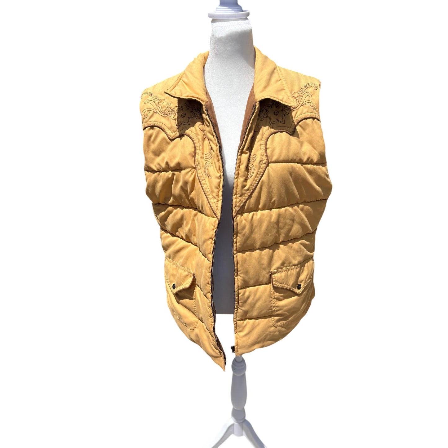 Vintage Reversible Western Vest Unisex Medium