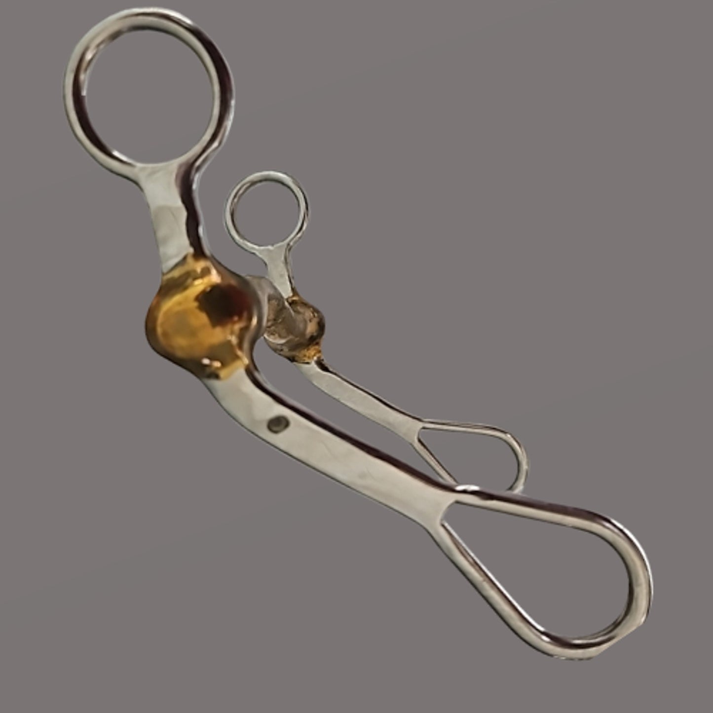 Copper Mouth Stainless Steel Western Horse Shanked Curb Bit