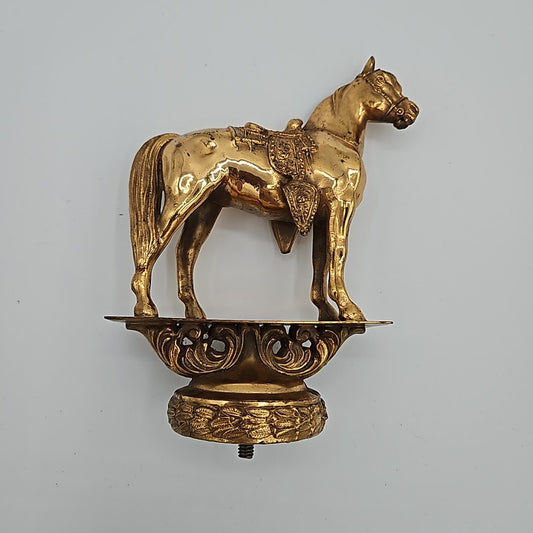 Vintage Large Horse Trophy Topper Cast Metal by Dodge Inc