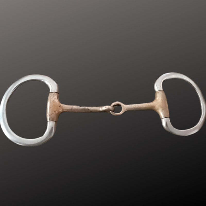 Eggbutt Copper Mouth English Bit Used
