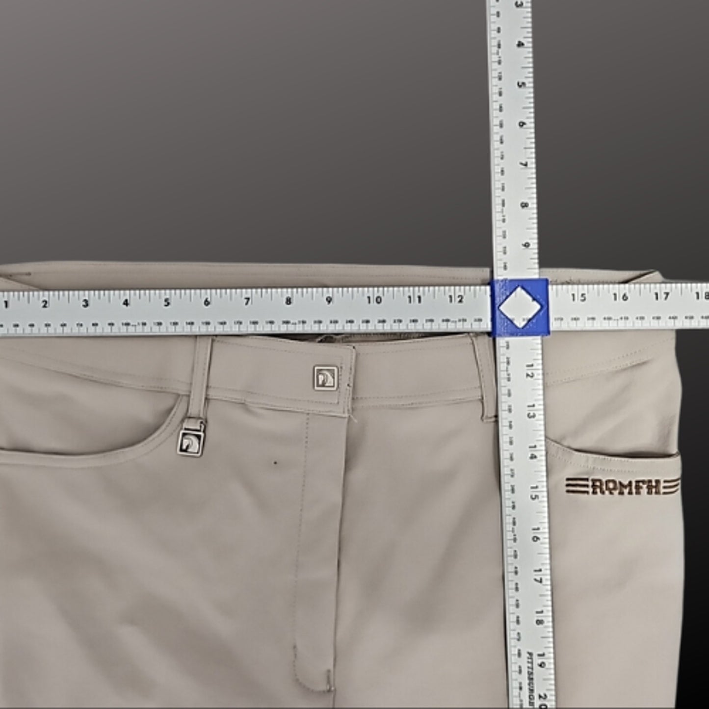 Romfh Full Seat Tan English Breeches Size 34L Pre-Loved