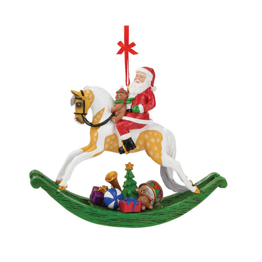 Breyer Santa Rocking Horse Ornament NEW in box 700715