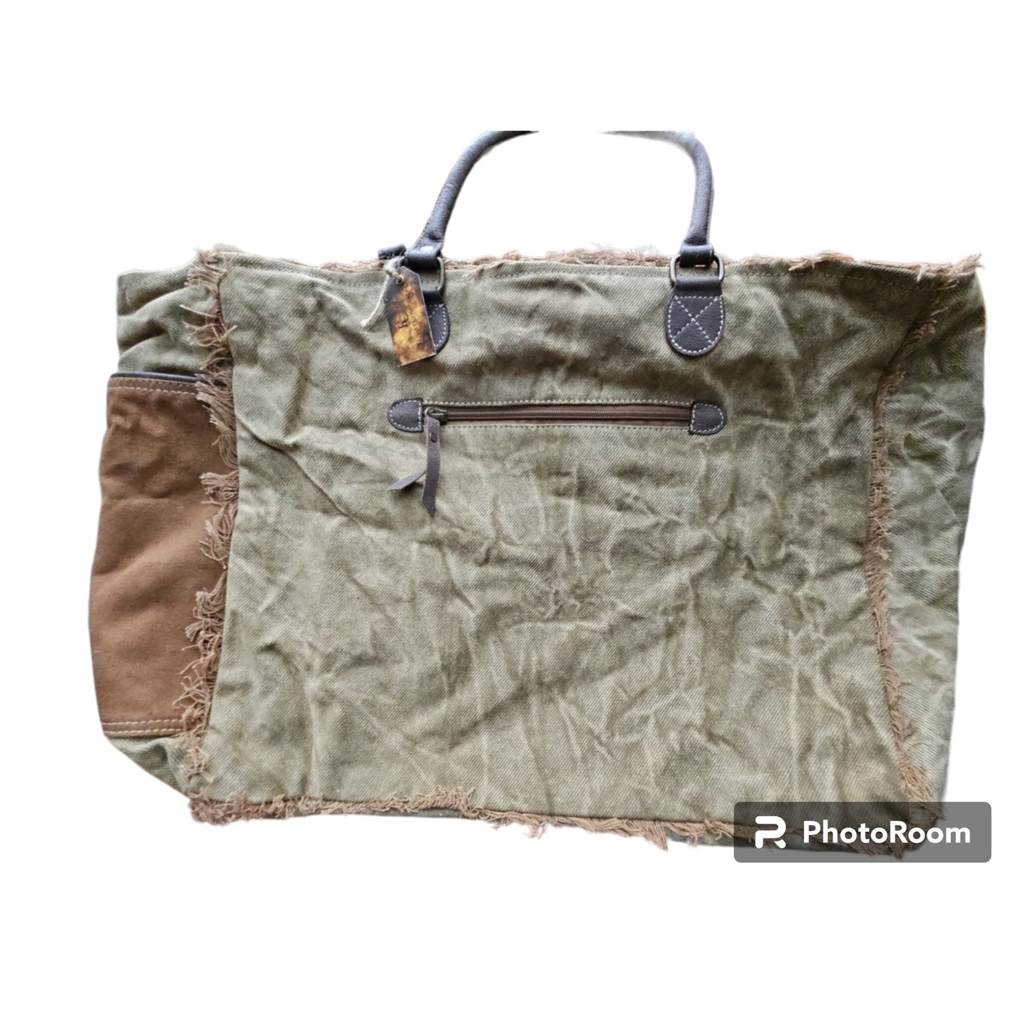 Klassy Cowgirl Western Legend Paris 1993 Canvas Tote HUGE NEW