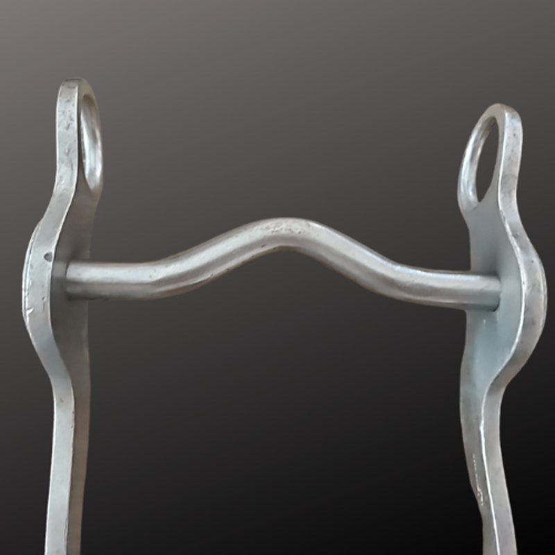 Crockett Aluminum Shanked Curb Bit Vintage