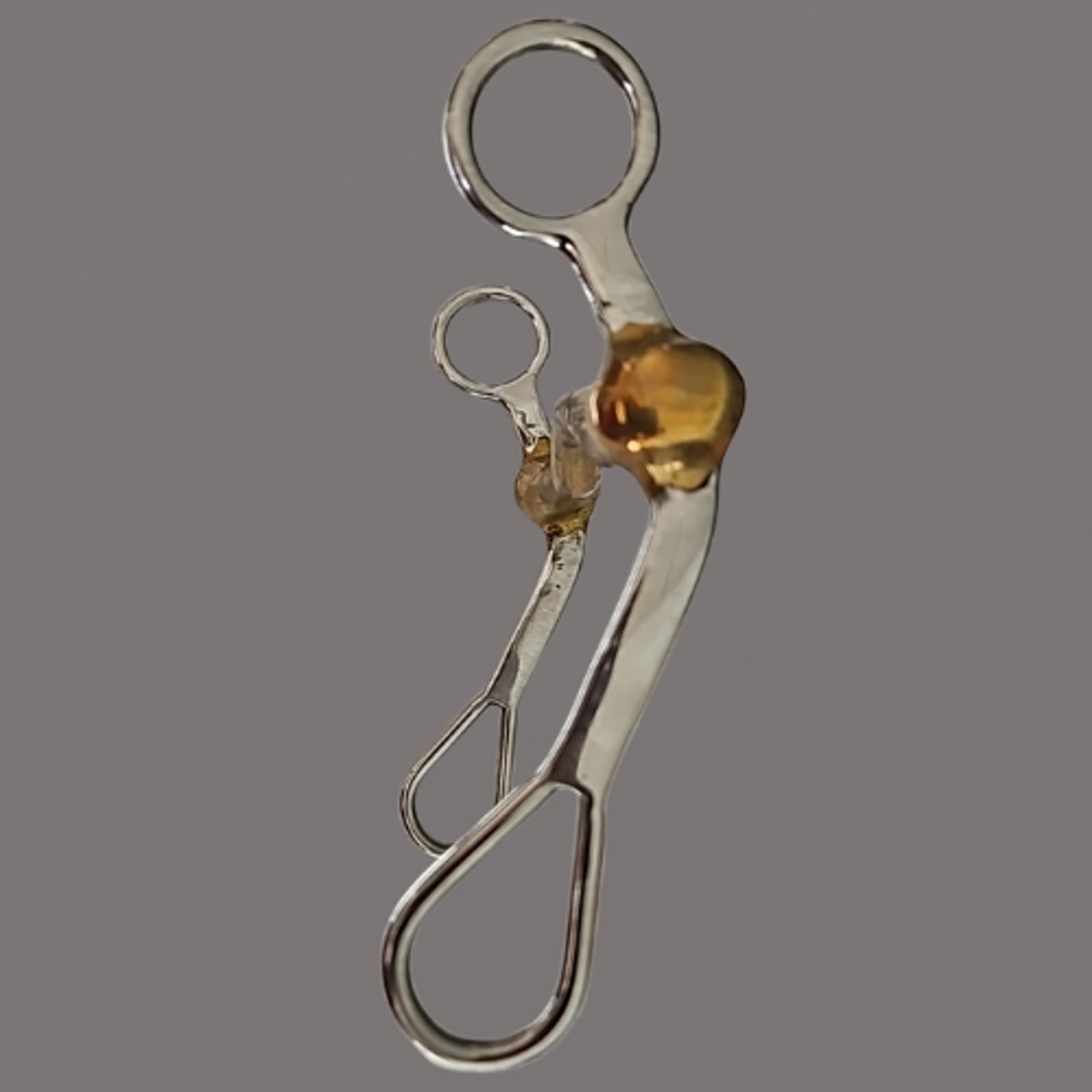 Copper Mouth Stainless Steel Western Horse Shanked Curb Bit