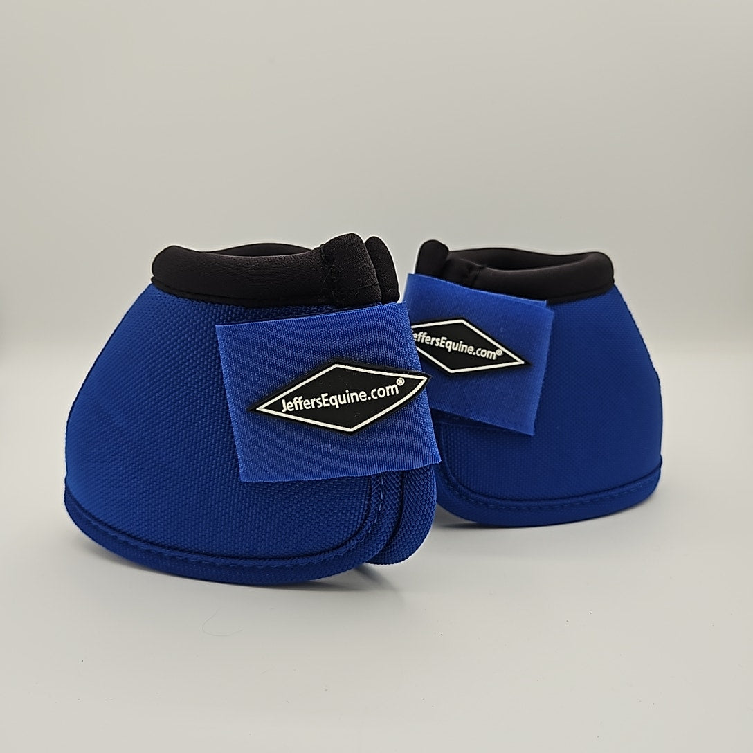 No Turn Ballistic Bell Boots Blue Size Large by Jeffers Equine