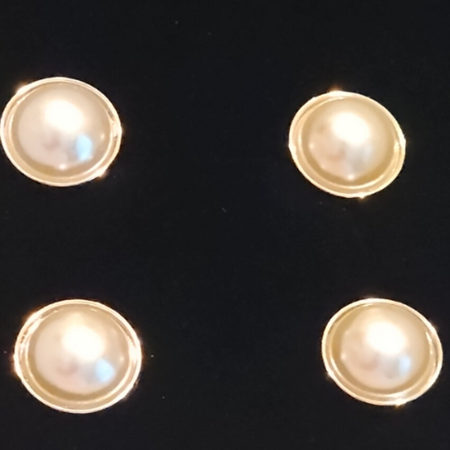 Magnetic Horse Show Number Pins Precious Pearl Concho Set of 4 NEW