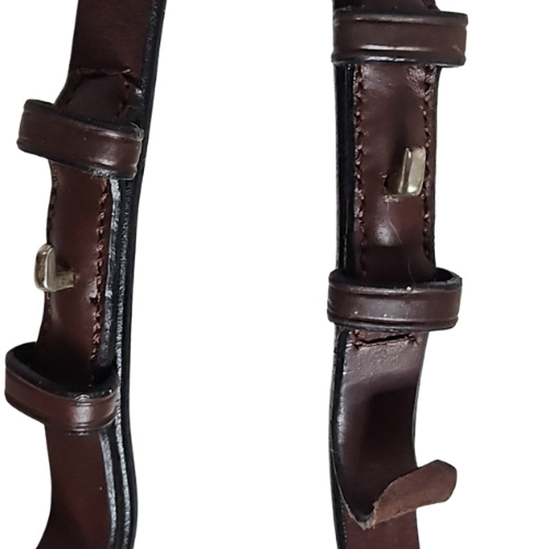 Two Toned English Laced Reins 64" x 5/8" Havanna