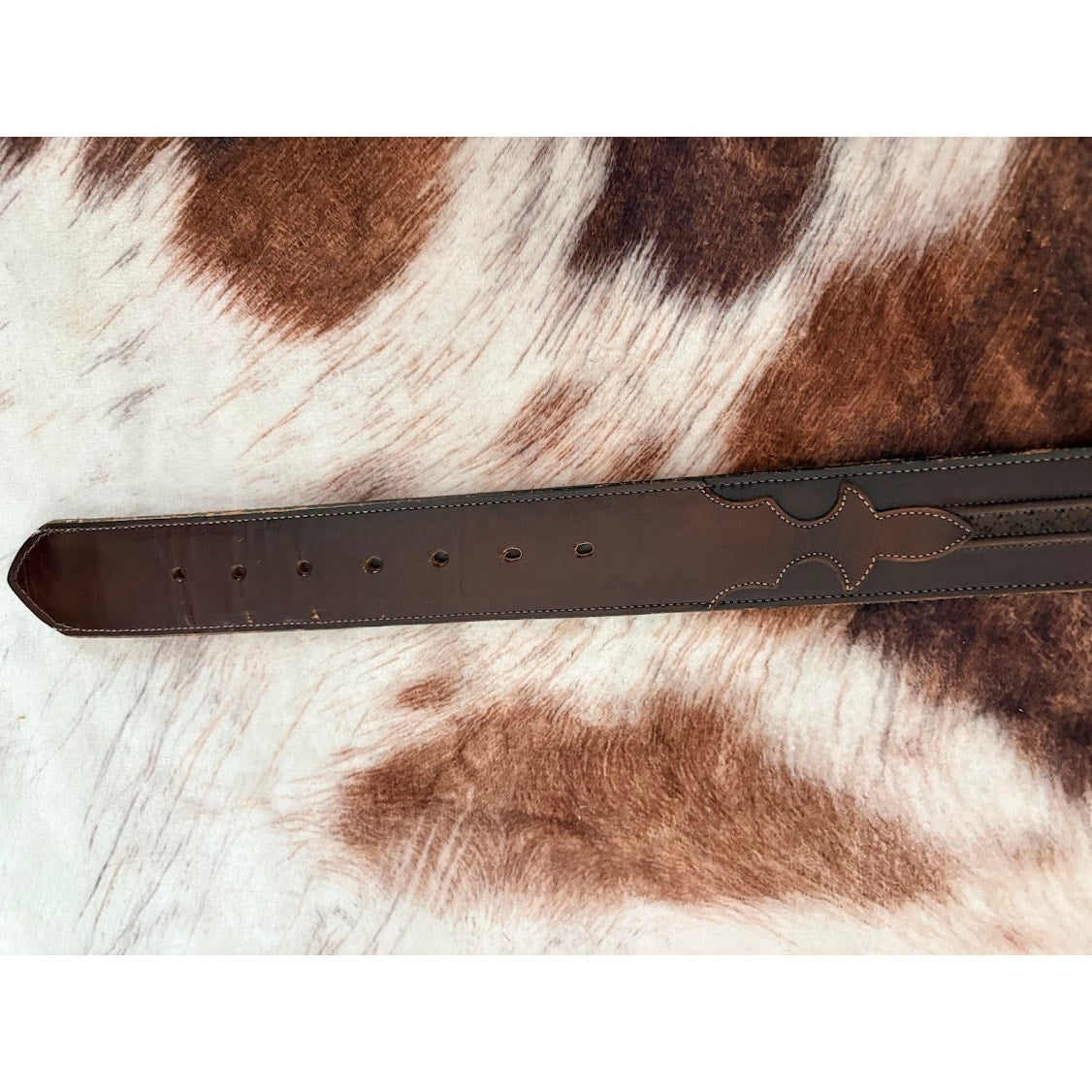 Lucchese Leather Belt size 36 NO BUCKLE INCLUDED
