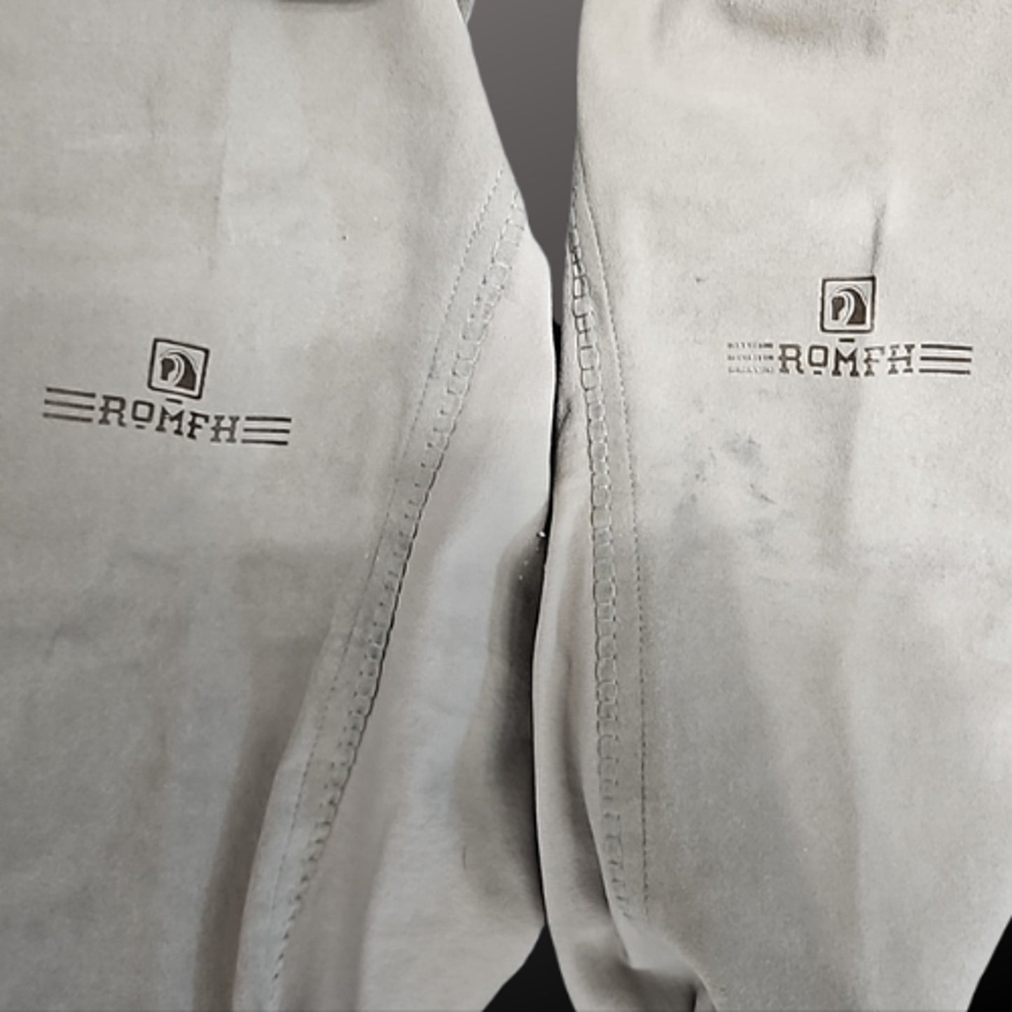 Romfh Full Seat Tan English Breeches Size 34L Pre-Loved