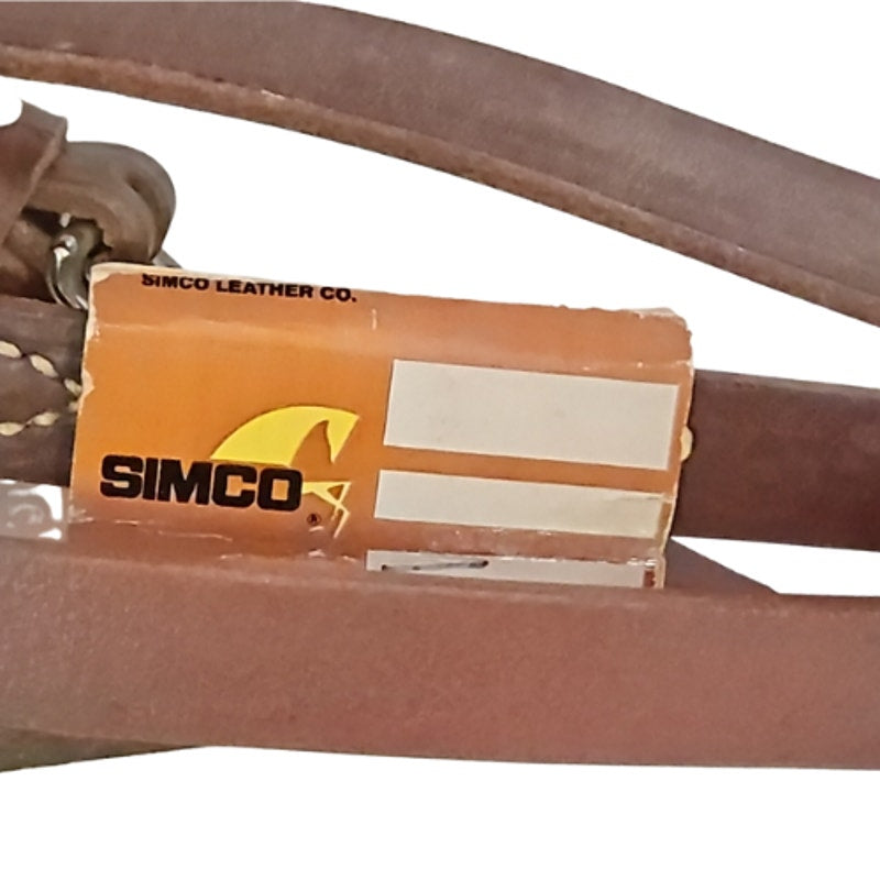 Simco Running Martingale Medium Oil Leather New Horse Size