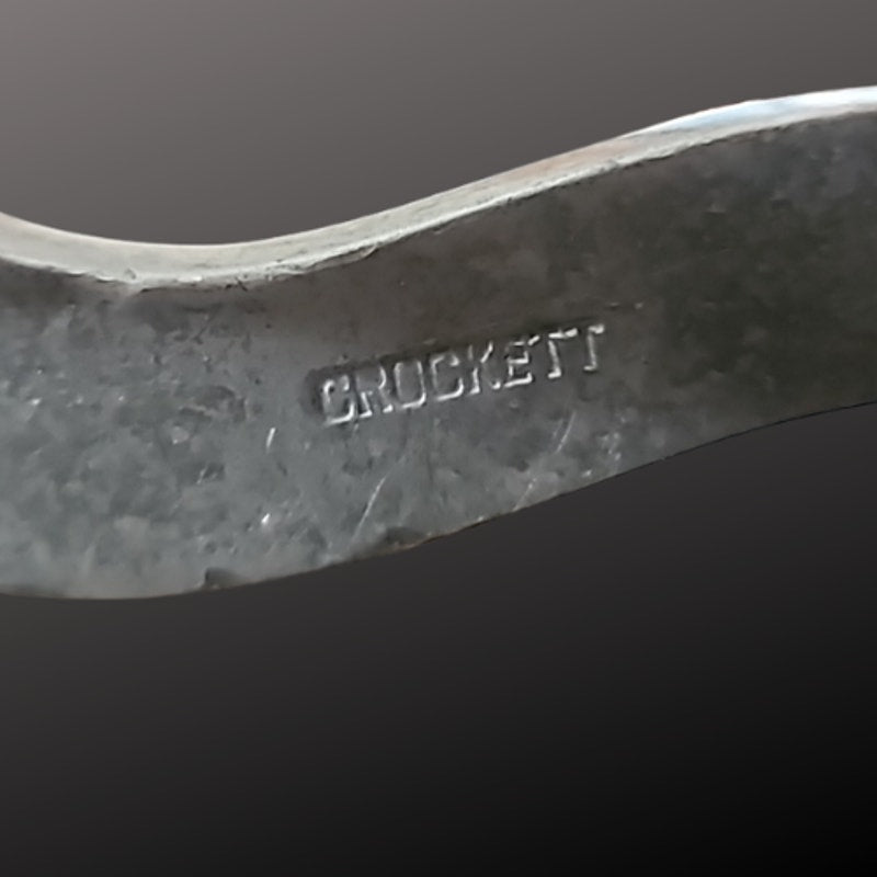 Crockett Aluminum Shanked Curb Bit Vintage