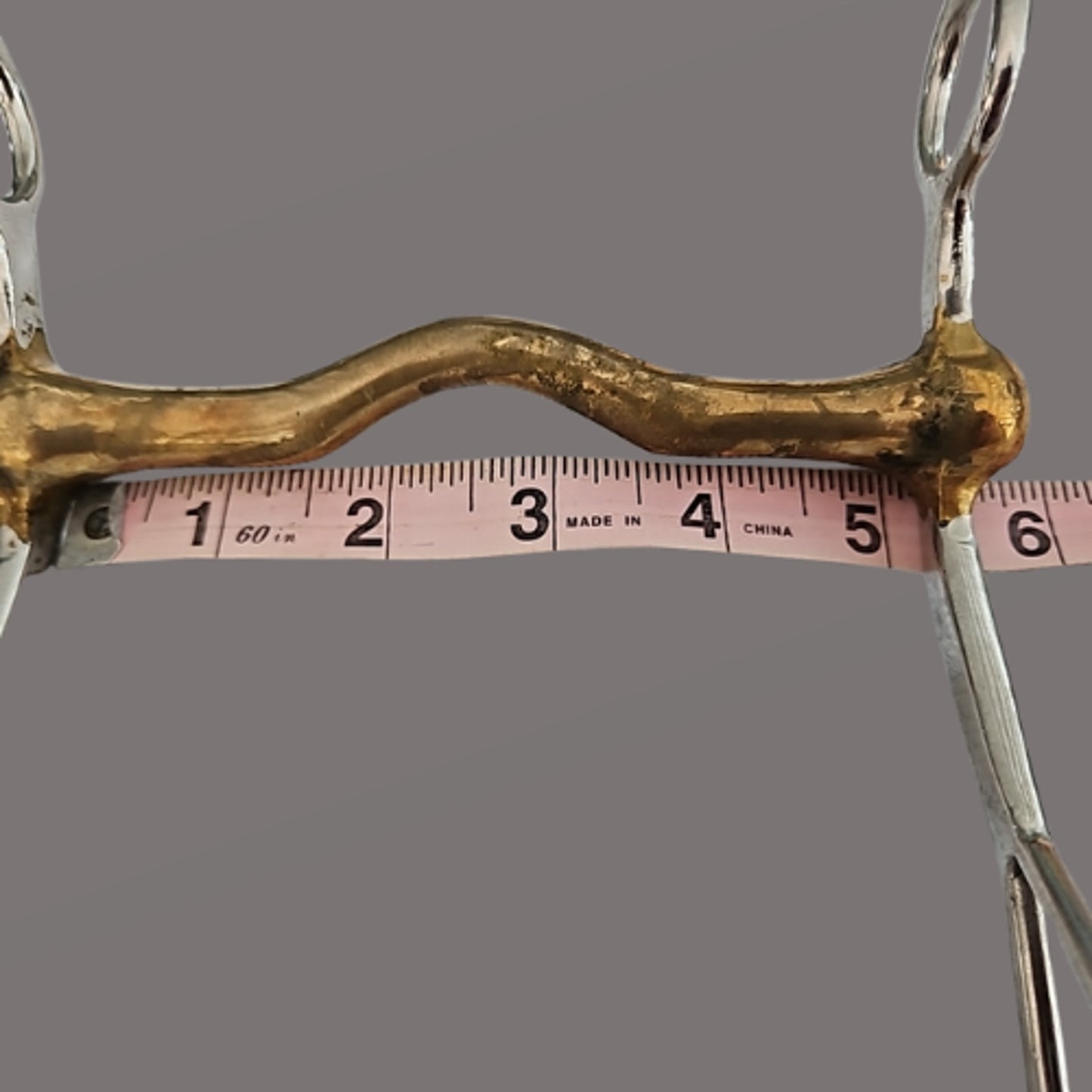 Copper Mouth Stainless Steel Western Horse Shanked Curb Bit